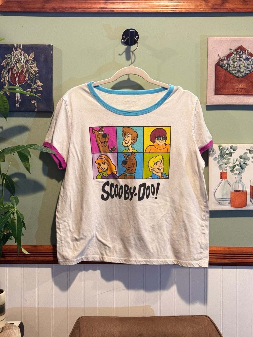 Scooby-Doo! Gang Graphic Ringer T-Shirt